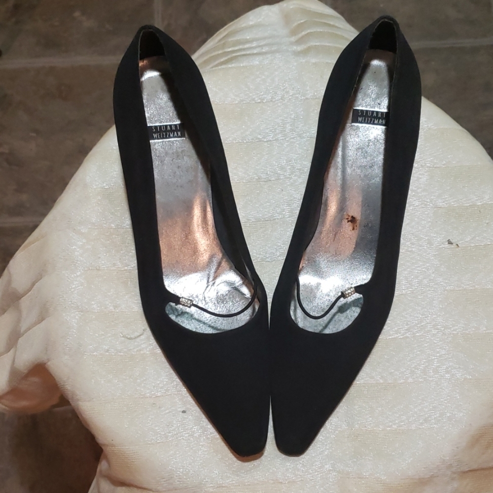 Vintage Stuart Weitzman evening shoes.